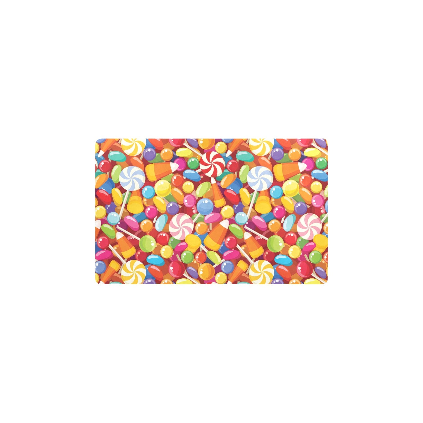 Candy Pattern Print Design 02 Kitchen Mat