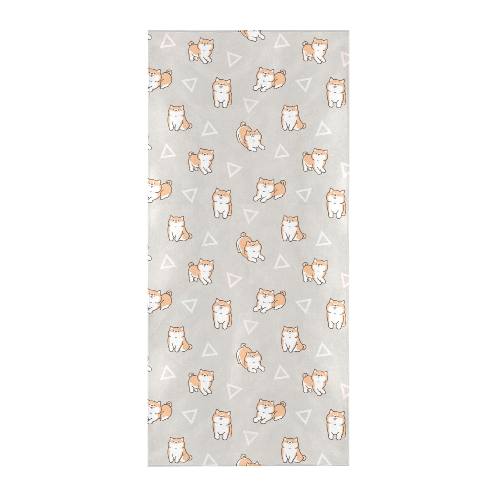 Shiba Inu Print Design LKS307 Beach Towel 32" x 71"