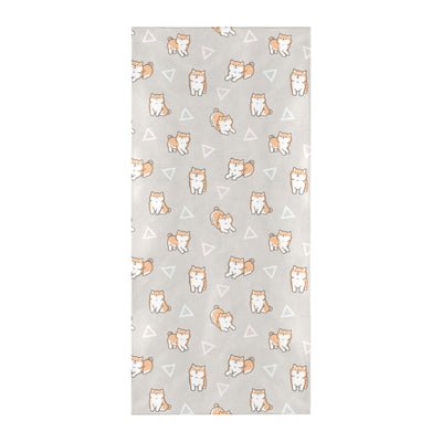 Shiba Inu Print Design LKS307 Beach Towel 32" x 71"