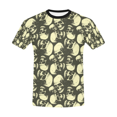 Skull Print Design LKS302 Men's All Over Print T-shirt