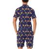 Horse Luxury Themed Pattern Print Men's Romper