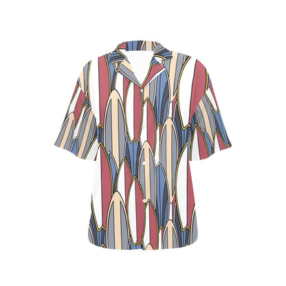 Surf board Pattern Women's Hawaiian Shirt
