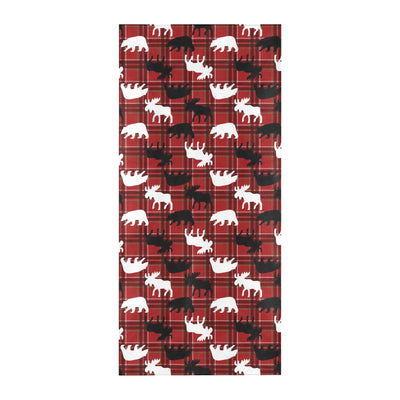 Moose Print Design LKS401 Beach Towel 32" x 71"