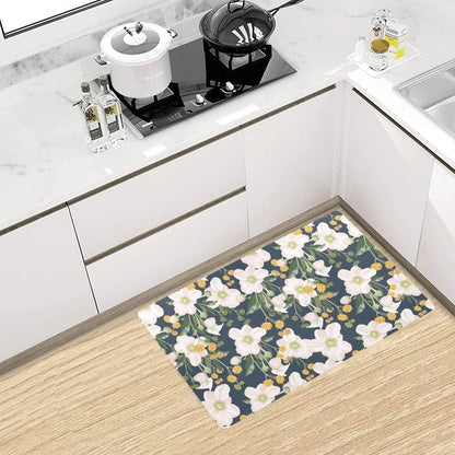 Anemone Pattern Print Design AM04 Kitchen Mat