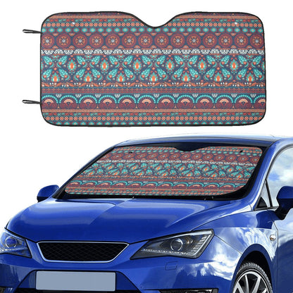 Suzani Print Design LKS302 Car front Windshield Sun Shade