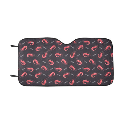 Shrimp Print Design LKS302 Car front Windshield Sun Shade
