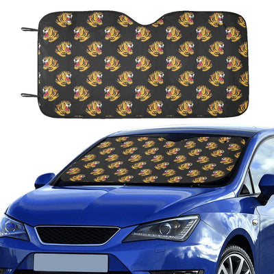 Tiger Head Print Design LKS306 Car front Windshield Sun Shade