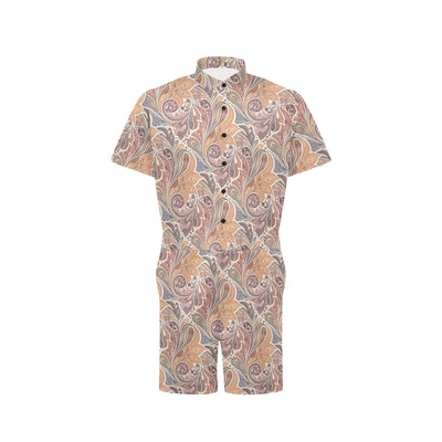 Boho Pattern Print Design 03 Men's Romper