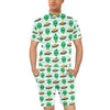 Alien UFO Pattern Print Design 04 Men's Romper