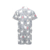 Llama Pattern Print Design 010 Men's Romper