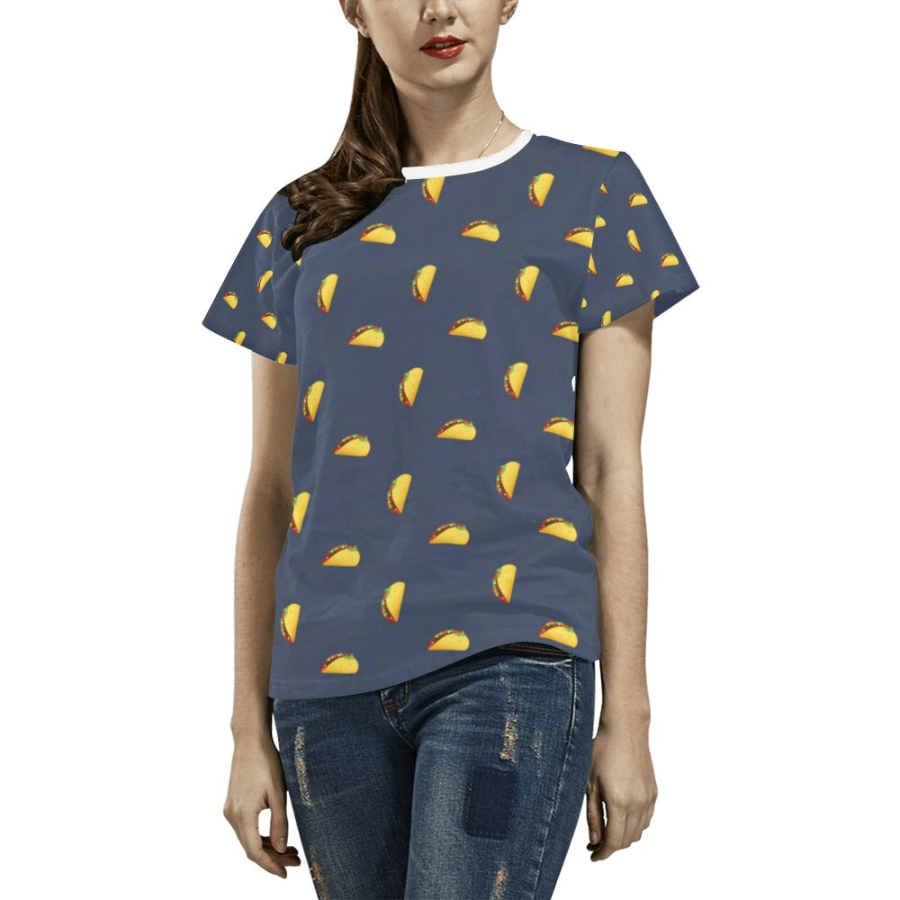 Taco Print Design LKS305 Women's  T-shirt