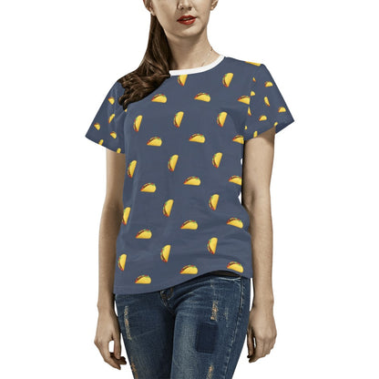 Taco Print Design LKS305 Women's  T-shirt
