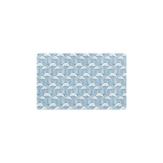 Wave Print Design LKS306 Kitchen Mat