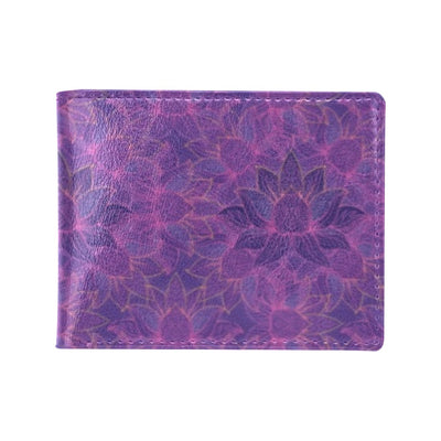 Bohemian Lotus Mandala Style Men's ID Card Wallet