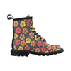 Hibiscus Pattern Print Design HB024 Women's Boots