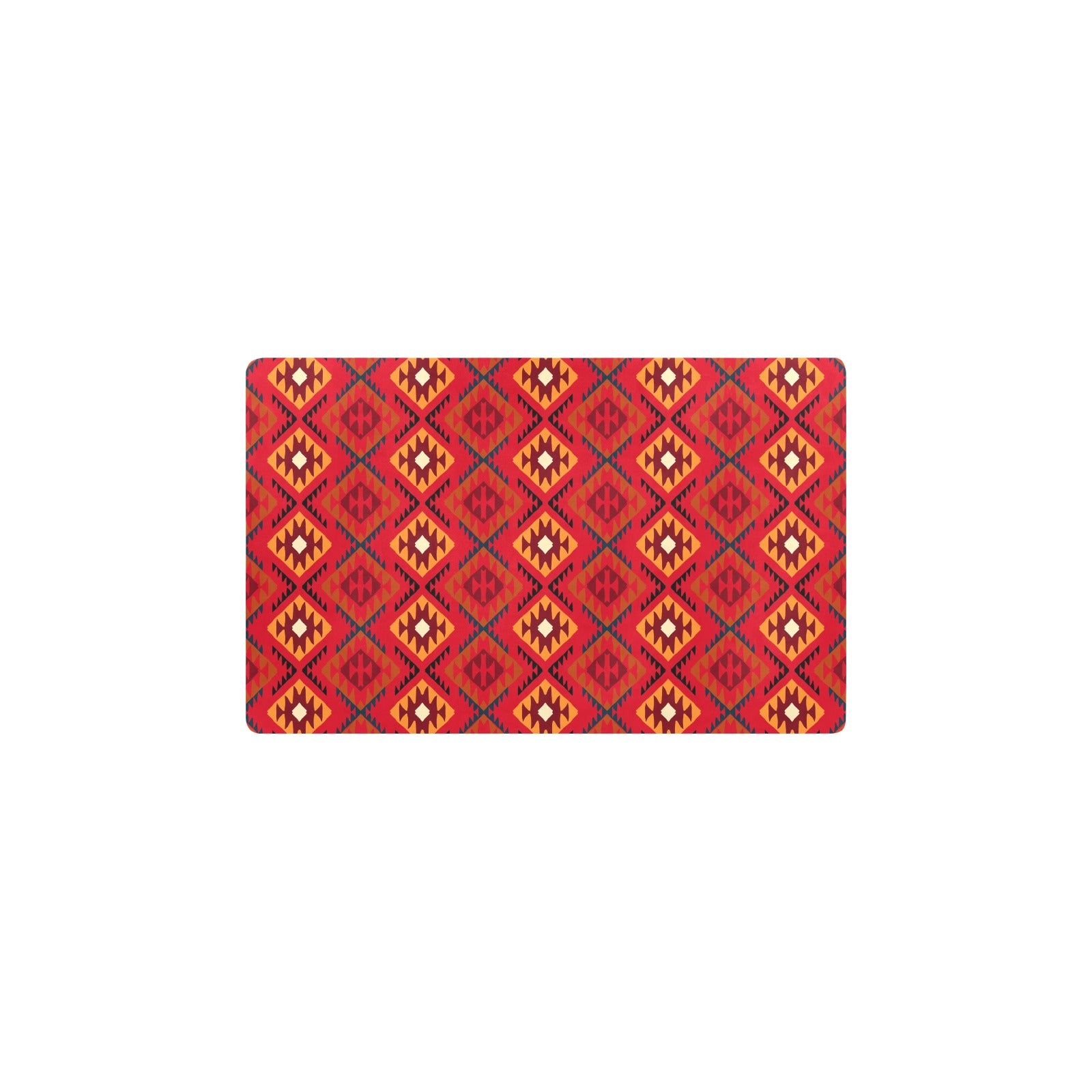 Aztec Pattern Print Design 06 Kitchen Mat