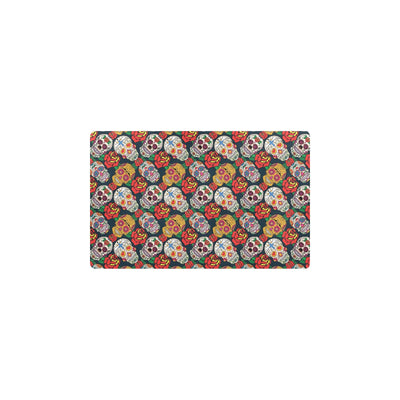 Sugar Skull Print Design LKS306 Kitchen Mat