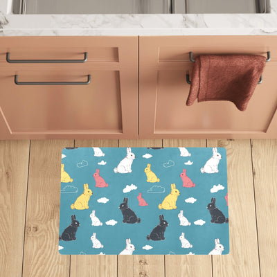 Rabbit Pattern Print Design RB014 Kitchen Mat