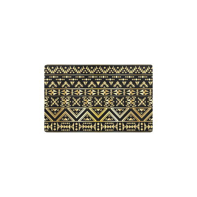 Gold Aztec Tribal Kitchen Mat