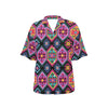 Mexican Pattern Print Design 02 Women's Hawaiian Shirt