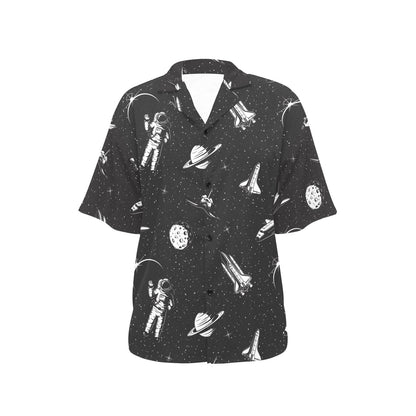 Space Pattern Women's Hawaiian Shirt