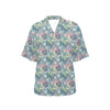 Butterfly Pattern Print Design 01 Women's Hawaiian Shirt