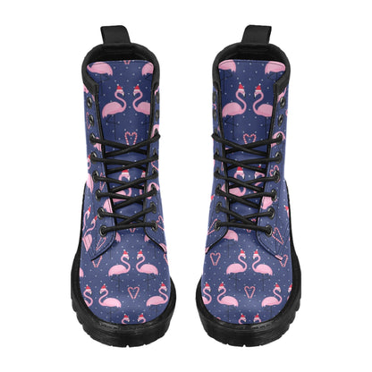 Flamingo Christmas Women's Boots