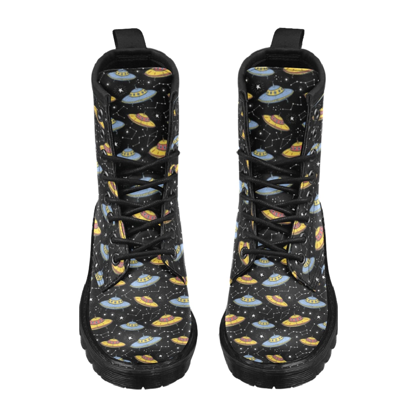 UFO Print Design LKS307 Women's Boots