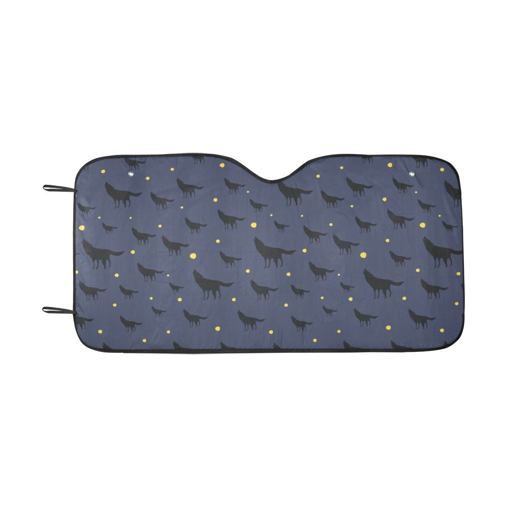 Wolf Print Design LKS301 Car front Windshield Sun Shade