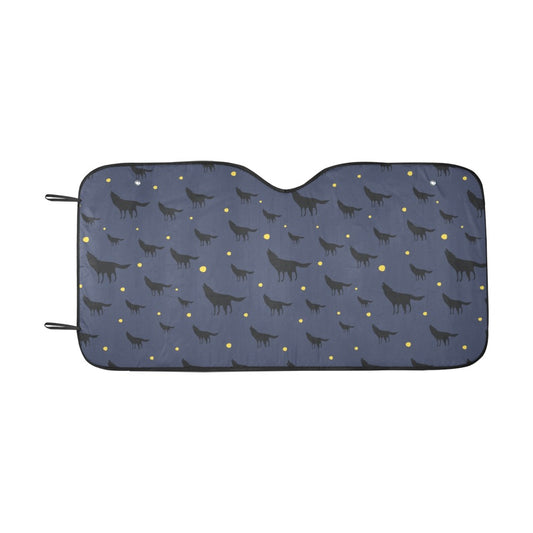 Wolf Print Design LKS301 Car front Windshield Sun Shade