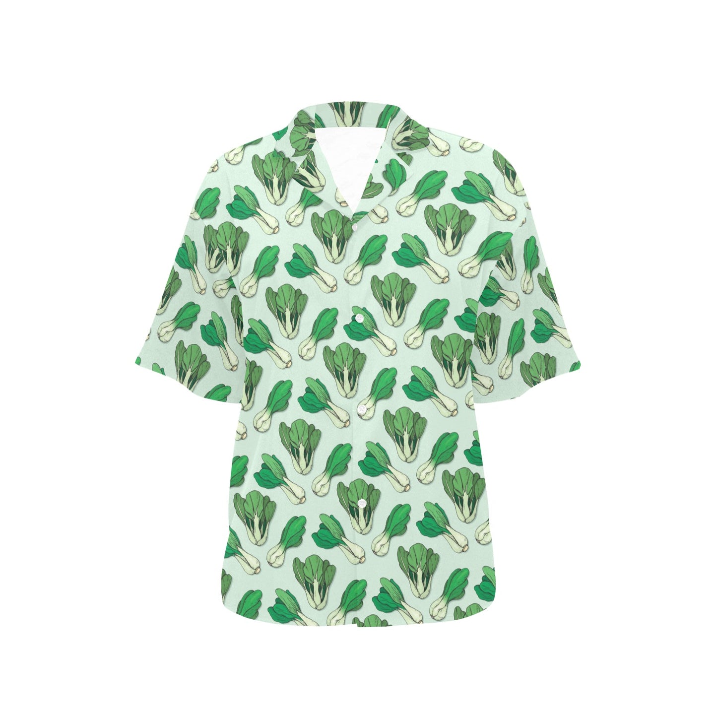 Bok Choy Pattern Print Design 01 Women's Hawaiian Shirt
