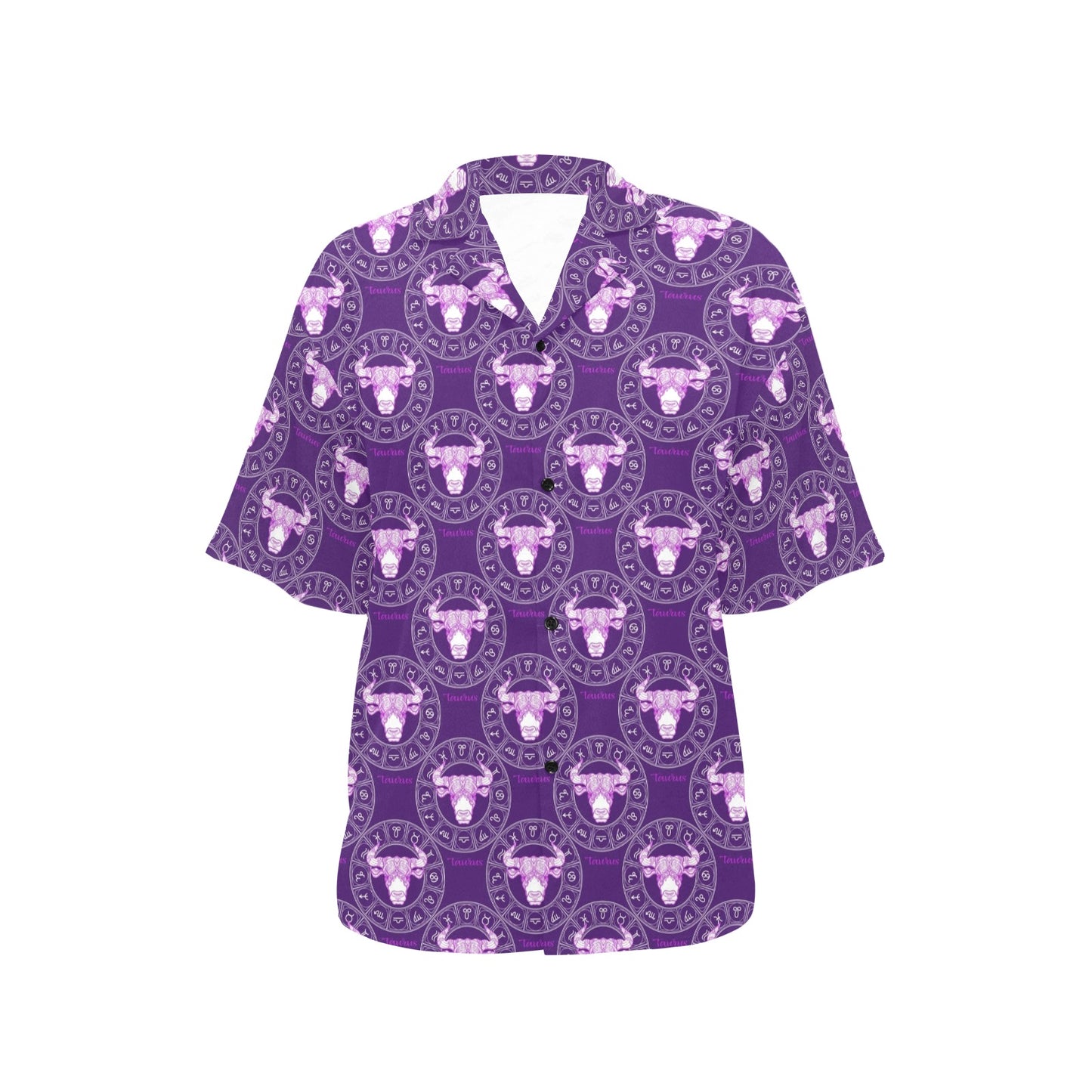 Taurus Print Design LKS303 Women's Hawaiian Shirt