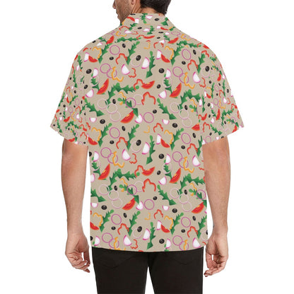 Salad Print Design LKS303 Men's Hawaiian Shirt