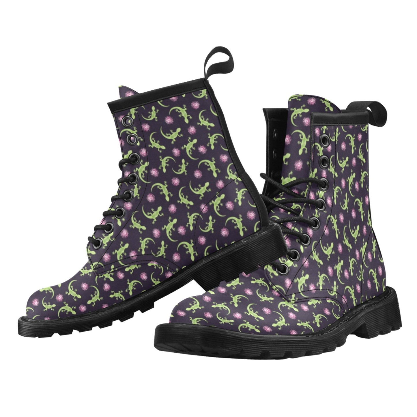 lizard Print Design LKS402 Women's Boots