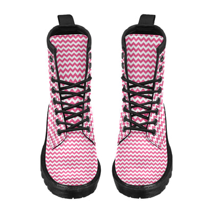 Chevron Print Design LKS402 Women's Boots