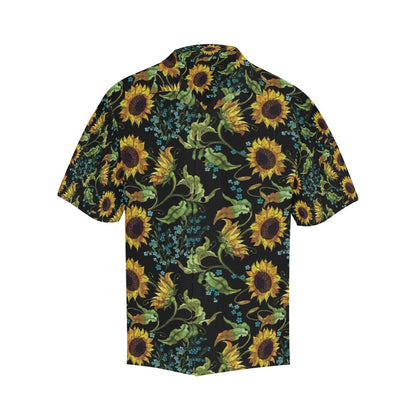 Sunflower Print Design LKS308 Men's Hawaiian Shirt