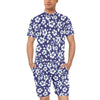 Hibiscus Pattern Print Design HB010 Men's Romper