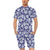 Hibiscus Pattern Print Design HB010 Men's Romper