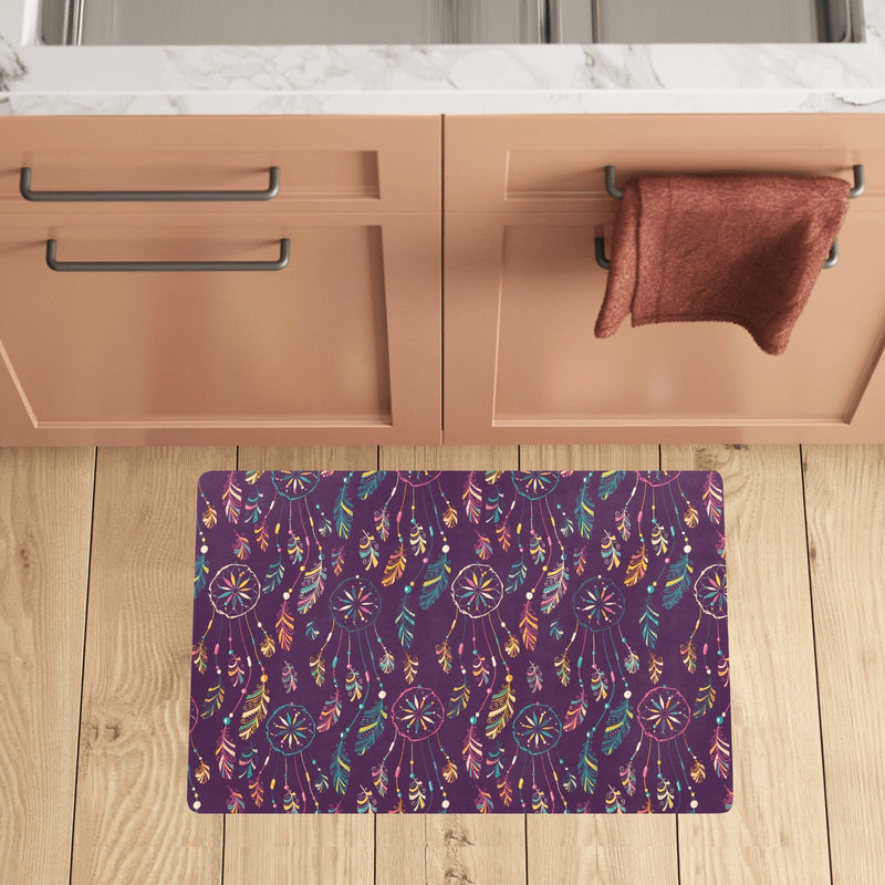 Dream Catcher Boho Design Kitchen Mat