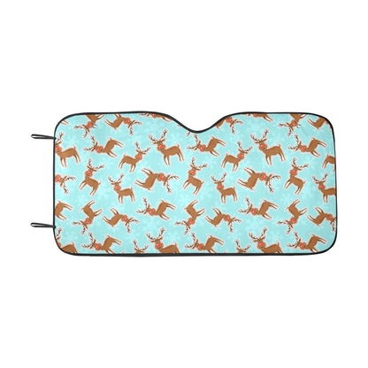 Reindeer Print Design LKS403 Car front Windshield Sun Shade