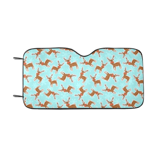 Reindeer Print Design LKS403 Car front Windshield Sun Shade