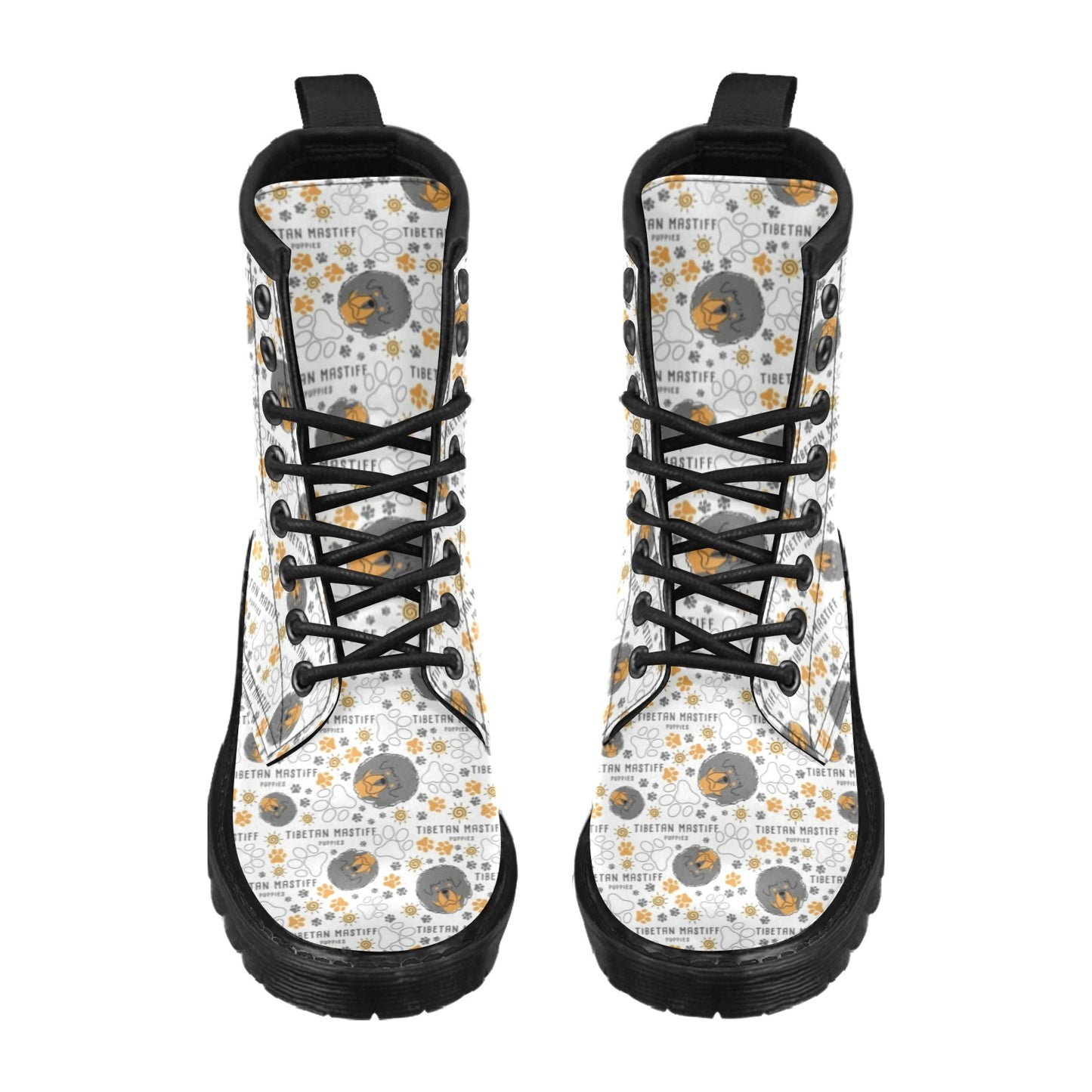 Tibetan Mastiffs Print Design LKS302 Women's Boots