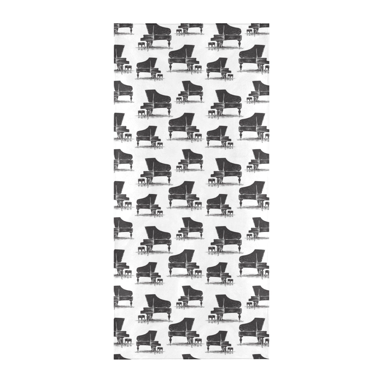 Piano Print Design LKS401 Beach Towel 32" x 71"