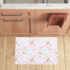 Pink Cherry Blossom Sakura Kitchen Mat