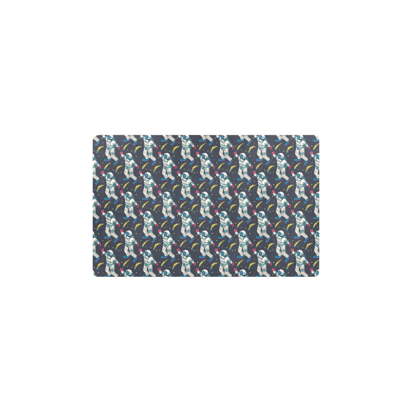 Astronaut Pattern Print Design 04 Kitchen Mat
