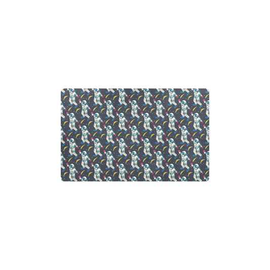 Astronaut Pattern Print Design 04 Kitchen Mat