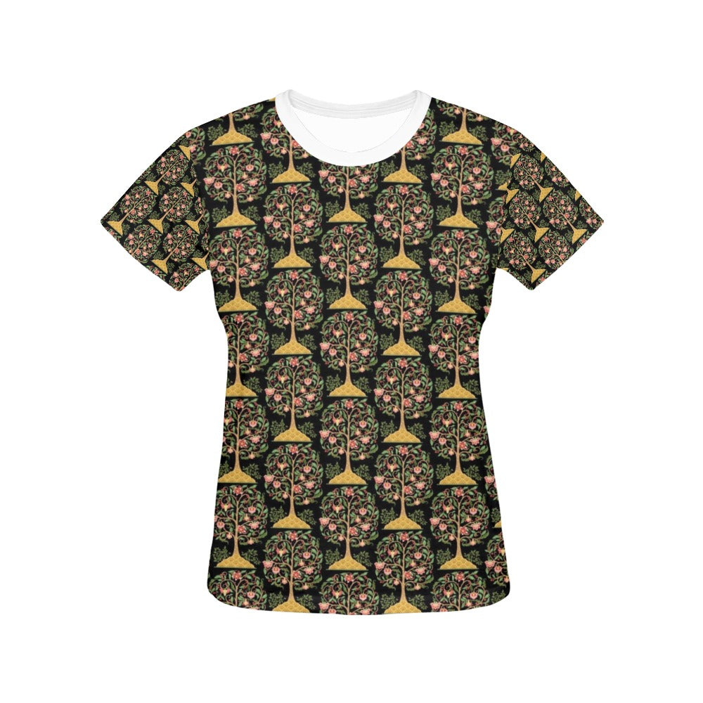 Tree Of Life Print Design LKS303 Women's  T-shirt