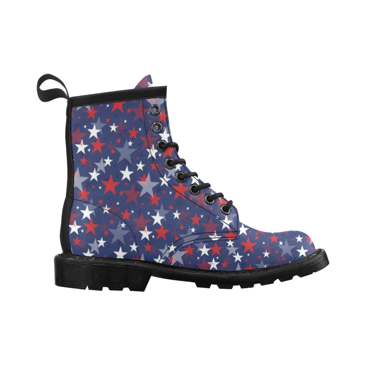 Star Print Design LKS304 Women's Boots