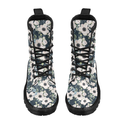 Anemone Pattern Print Design AM02 Women's Boots