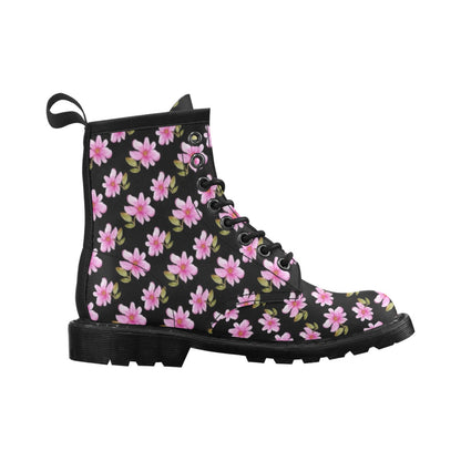 Magnolia Pattern Print Design MAG06 Women's Boots